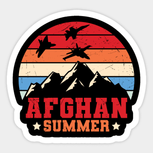 Afghan Summer - Air Force Soldier Veteran Sticker